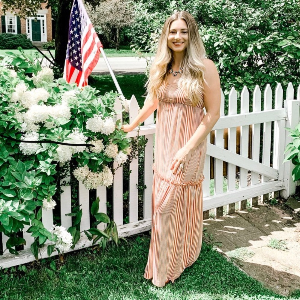 Striped Maxi Dress